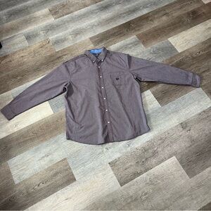 XXL Red White and Blue Checkered Men's Shirt 17” neck